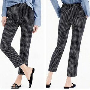 J. Crew Navy Foulard Print Elastic Waist Pants
